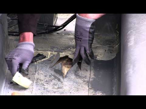 how to patch felt roof