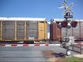 August 13, 2007, Noon: Watch at least the first 3 minutes, this video is an entire documentary on what happens when a train gets a hotbox, in this case it was a false alarm. 11J has units NS 9674, UP SD70M 4897, and NS ES40DC 7510. I thought I was just filming the 'all the 11J' as usual, but was surprised to hear an alarm and then the detector report 'Hotbox, southside, axle two five seven!' I have many clips on this video, the first being the train passing, then locations blocked by the ...