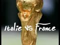r�sum� de la finale entre l'italie et la france le dimanche 9 juillet 2006. victoire de l'italie championne du monde pour la 4�me fois !!
