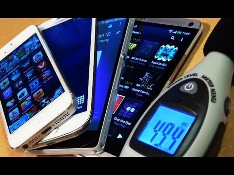 HTC ONE Speaker Test Vs Sony Xperia Z, Galaxy S3, iPhone 5