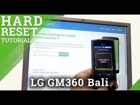 how to reset lg viewty snap
