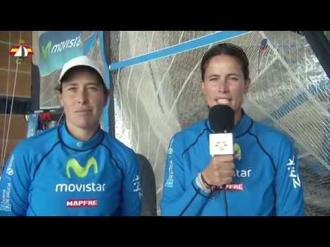 Saludo de Támara Echegoyen y Berta Betanzos desde Santander