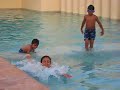 Hema,Shyam & Eshaan in Cancun