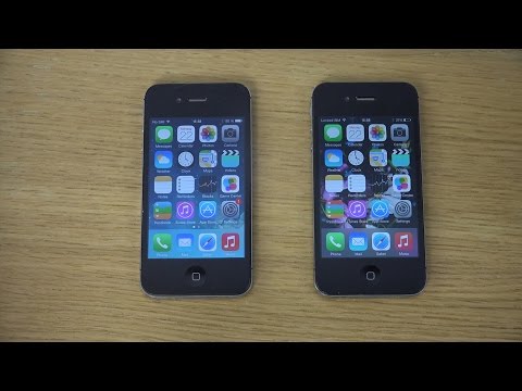 iPhone 4S iOS 8 Final Public vs. iPhone 4S iOS 7.1.2 - Opening Apps Speed Test