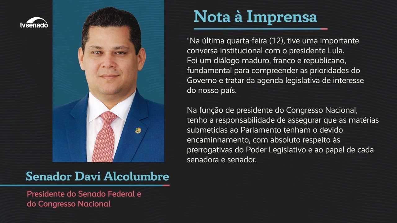 Escala 6x1 e PEC da Segurança: Davi encaminha projetos prioritários para análise das comissões