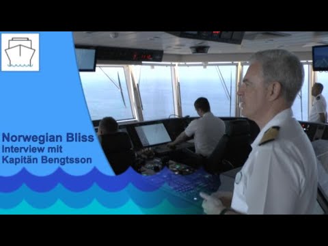 Norwegian Bliss: Interview mit Kapitn Staffan Bengtsson auf der Brcke #norwegianbliss