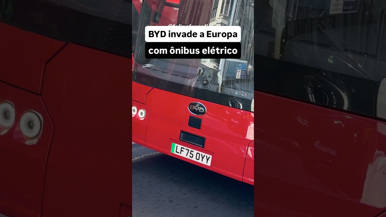 BYD invada a Europa com ônibus elétrico
