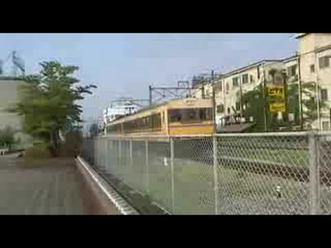 JR江原駅を発車するサンパチ