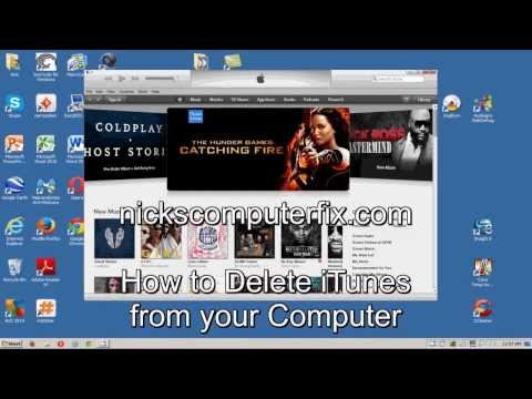 how to remove itunes