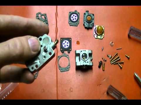 how to rebuild a walbro carburetor video