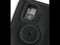 PDair Leather Case for LG Dare VX9700 - Book Type (Black)