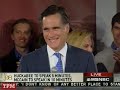 Mitt Romney 2nd Place New Hampshire Post-Primary Speech