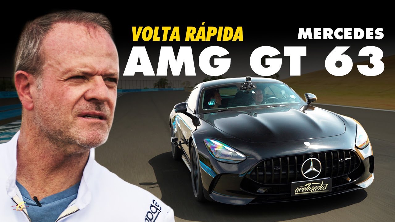 MERCEDES-AMG GT NA VOLTA RÁPIDA! Rubinho SENTA A BOTA no esportivo de 816 cv! SERÁ QUE VEM RECORDE?