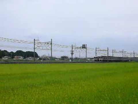 東武10000系と東急8500系（2008年8月撮影）