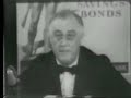 FDR Buys First Defense Bond 1941/5/1