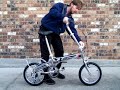 Folding Bike Video: $189 23 lb 6 spd Kent Ultralite