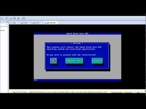 Install Checkpoint Gaia Virtualbox