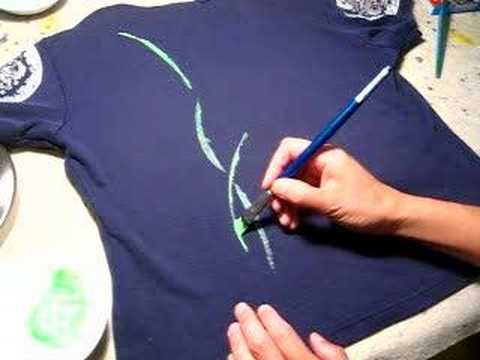 how to paint t shirts at home