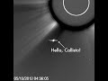 Jupiter and two of its moons in SOHO/LASCO C2