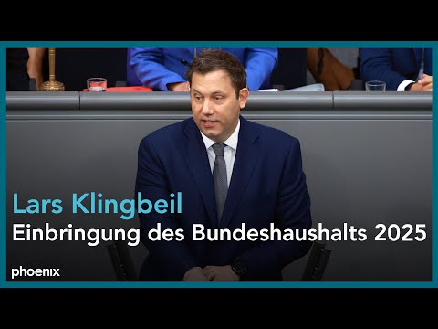 Bundesfinanzminister Lars Klingbeil (SPD) bringt den ...