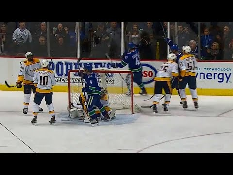 Video: Henrik Sedin get career assist number 800 on goal by Burmistrov