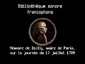 Bailly - Mémoires sur la journée du 17 juillet 1789 (2) Bailly - Mémoires sur la journée du 17 juillet 1789 (2)