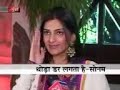 Ranbir-Sonam on Aajtak Pt1