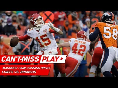 Video: Patrick Mahomes Leads Game-Winning Drive vs. Denver! | Can't-Miss Play | NFL Wk 17