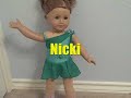 Ameircan girl doll fashion show