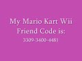Mario Kart Wii Friend Code Exchange