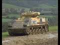 tank on tank paintball battle