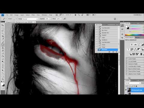 Как сделать кровавый текст в фотошопе cs6 Как сделать кровавый текст в фотошопе cs6
