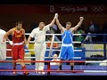 olympics beijing 2008 olimpiadi pechino   finale boxe supermassimi roberto cammarelle vince medaglia doro contro zhang zhilei wins winner medal gold   hq
