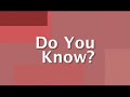 Did You Know...
