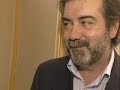 amaya cervera, de todovino, habla con v�ctor rodr�guez, propietario de bodegas naia, en la cata de los lacres 2008, madrid de sus vinos naia 2006 y aquilon 2005.