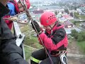 Zjazd z komina 80m w Nowym Sączu