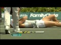 Caroline Wozniacki anke injury - Charleston 2010