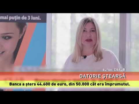 Banca a șters mare parte din datoria unei cliente cu probleme