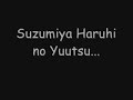 haruhi suzumiya   god knows   