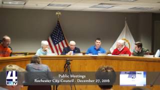 Rochester City Council Monthly Meeting