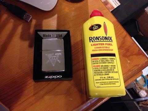 how to fill zippo lighter with fuel