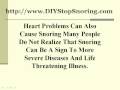 Causes for snoring