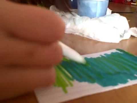 how to dye paper