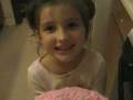 tristen with her cake.avi