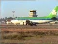 Aer Lingus 737 landing at Faro, Portugal