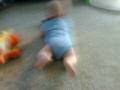 charlie tryin to crawl