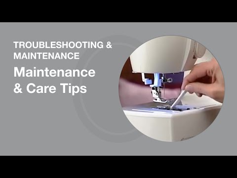 how to care sewing machine