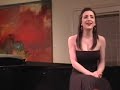 \"Baby Moon\" U of M Musical Theatre Major Jessica Hershberg