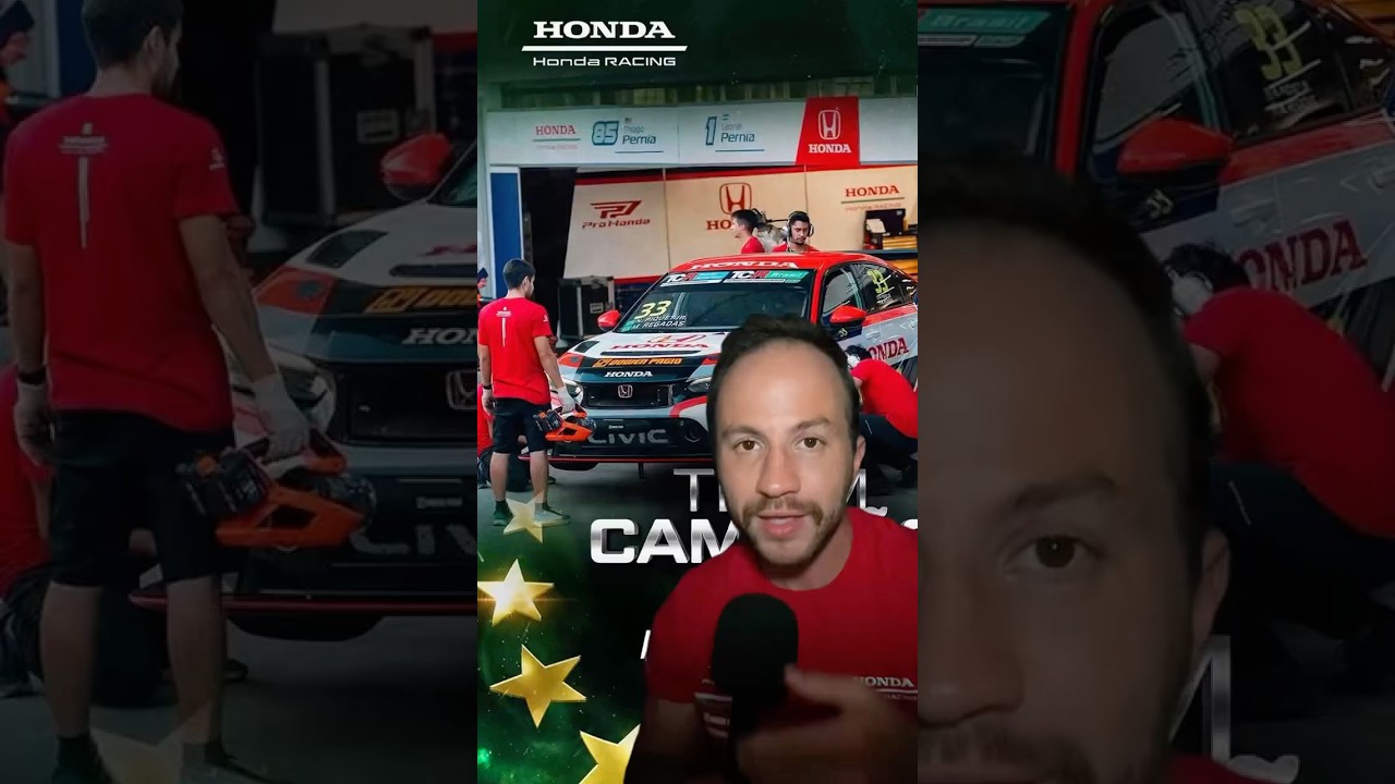 Honda Racing e Leonel Pernía são os grandes campeões da TCR Brasil 2026! 👏🥇#HondaRacing #TCRBrasil