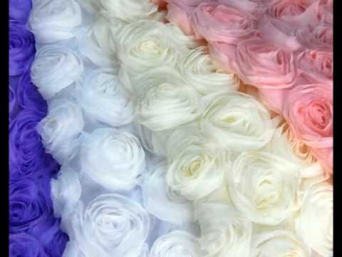 Chiffon Ribbon Table Linens - Designer, Custom & Specialty Wedding Table Linens